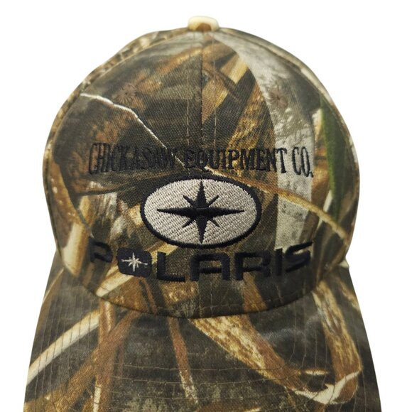 Realtree Chickasaw Equipment Camo Snapback Cap Trucker Baseball Hunting Hat - Picture 7 of 14